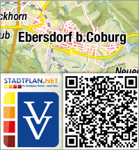 Stadtplan Ebersdorf bei Coburg, Coburg, Bayern, Deutschland - stadtplan.net